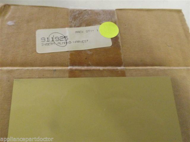 Maytag Jenn Air Dishwasher 911925 Insert-almond/harvest NEW IN BOX Maytag Jenn Air Dishwasher 911925 Insert-almond/harvest NEW IN BOX